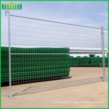 Pvc enduit 6ft construction canada clôture temporaire